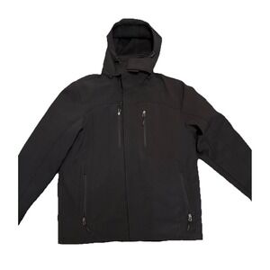 CB Cutter Buck Men's L Black Jacket Coat Two In One All‎ Seasonal Size L